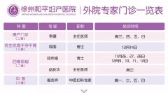 【请查收】和平妇产医院2019年11月25日—12月1日专
